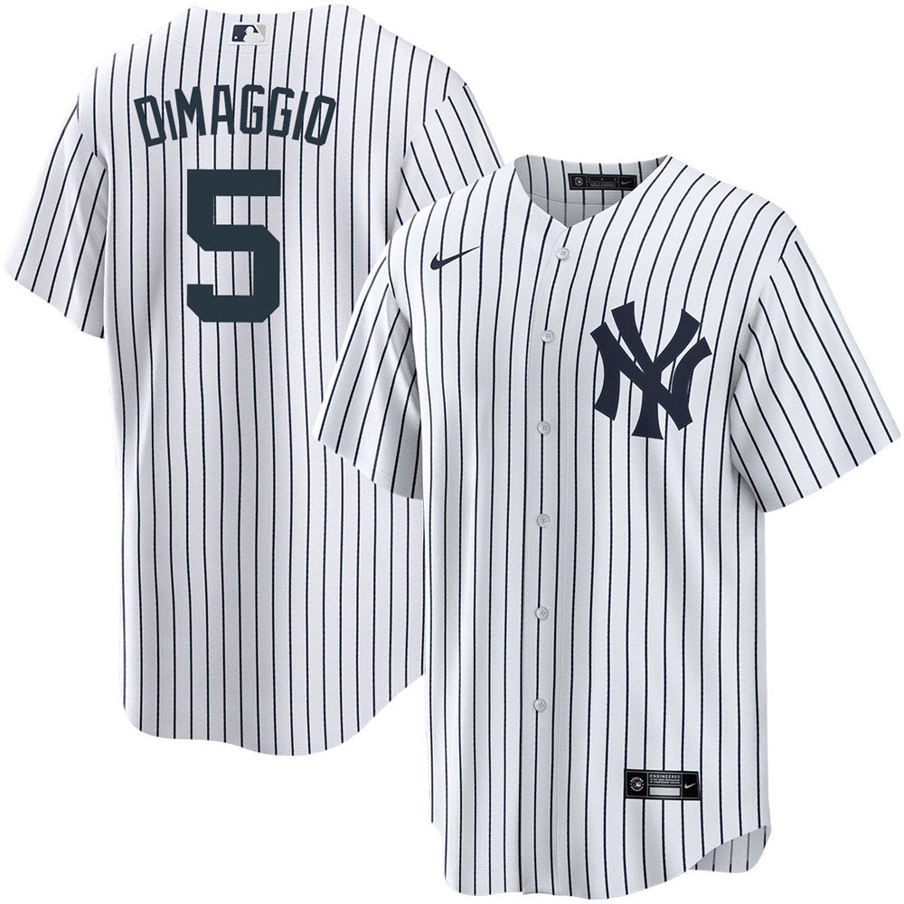 Youth New York Yankees Joe DiMaggio Replica Home Jersey - White