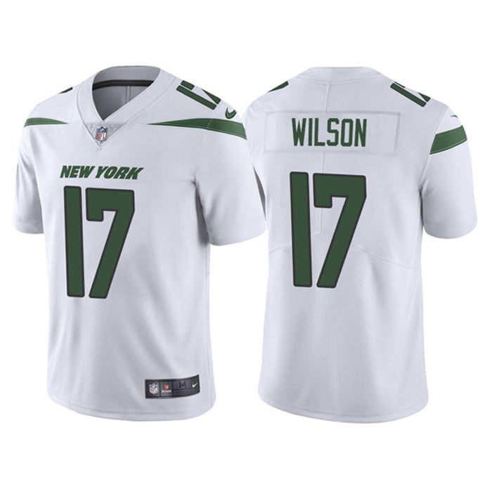 Men's New York Jets Garrett Wilson Vapor Jersey - White